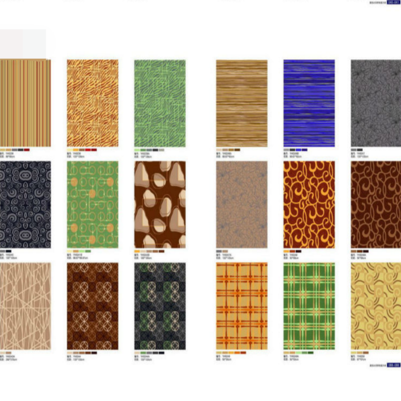 Nylon material blue color glow cut pile carpet for hallway