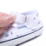 Hot selling Canvas Printed fishbone anti-slip infant boy baby sandals