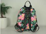 2016 Vertical square cloth fabric fashion ladies casual backpack schoolbag