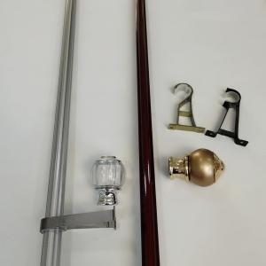 Quality Anodizing Carving 6.3 Metres 26mm Bedroom Curtain Rods wholesale