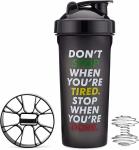 Wholesale BPA Free Sport Gym Blender Plastic Water Bottle
