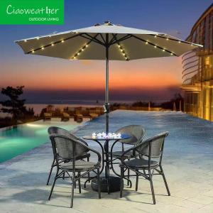 Quality Aluminum Frame Middle Pole Beach Umbrella with Outdoor Foam Cushion and Water-Resistant Fabric wholesale