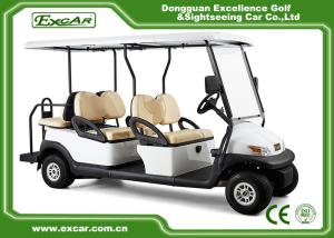 Quality White Hotel Elegant 6 Person Used Golf Cart With ADC Separately Motor wholesale