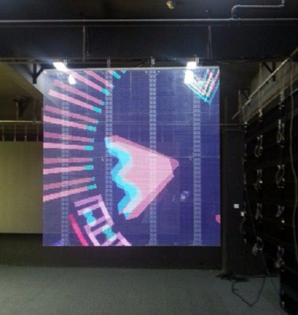 P10 Fixed Transparent Screen Display , Glass Advertising Led Display Screen