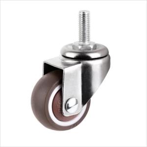 Quality small furniture rubber caster soft TPR wheels 1.5 inch wholesale