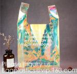 Travel Shopping Shoulder Bags, TPU, PVC, EVA, Soft Handle Women Transparent