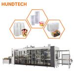 PLA PE BOPS Flower Pot Vacuum Pressure Forming Machine 2mm Thickness 198KW