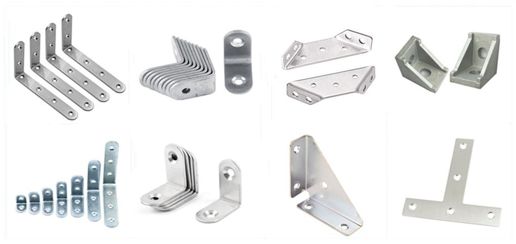 Powder Coated 90 Degree Angle Bracket Heavy Duty Stainless Steel Wall Mount L Bracket