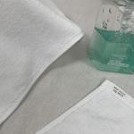 Square Azo Free Plain White Hand Towels