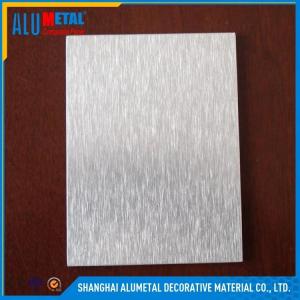 Quality 4mm Polished AA3003 Brushed Aluminum Composite Panel Sheet 1220MM wholesale