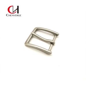 Quality Zinc Alloy Nickel Simple Belt Buckles , Matte Solid Silver Belt Buckle wholesale