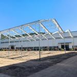 Commercial Large Tunnel Automated Retractable Roof Plastic Film Vegetable