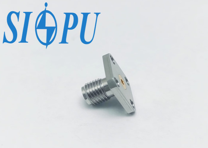 Microstrip Female 2.92mm RF Connector Four Hole Flange Mounted