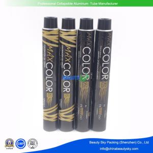 Quality Export PH&gt;7 Hair dying cream Plastic inside Aluminum tube with onsert plastic for US market wholesale