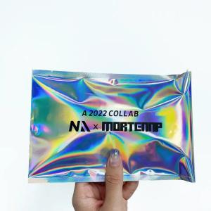 Quality Holographic Metallic Foil Mailer Glitter Mailing Shipping Bags Metallic Rainbow Foil Self-Sealing Envelopes Courier wholesale