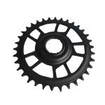 Black Matt Aluminum Extrusion Profiles Powder Coating Automotive Parts