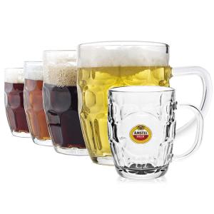 Quality SAN Plastic Beer Glasses 10oz Plastic Beer Mug Shot Glasses wholesale