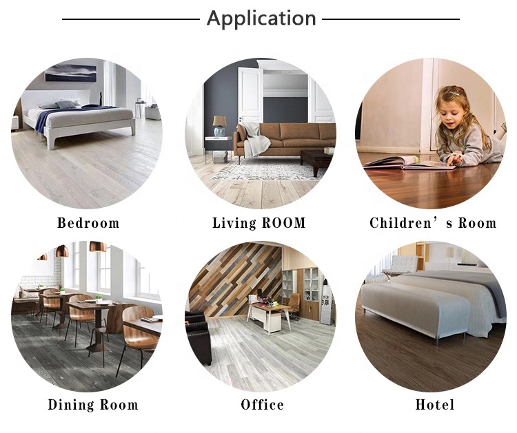 Project Solution Capability Wood Grain Laminate Flooring for Economic Solutions