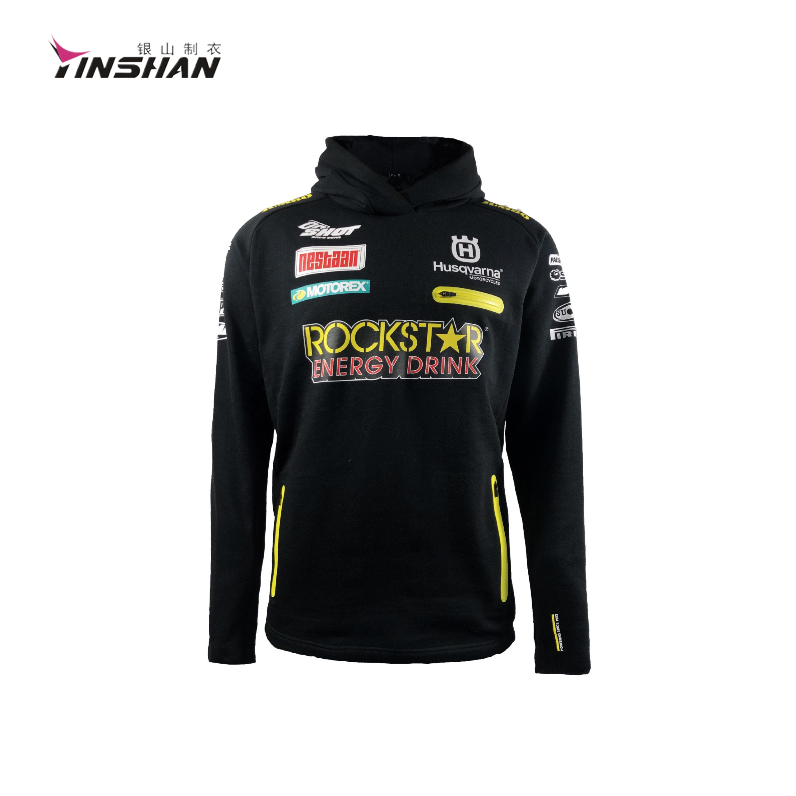 Customized Printing Methods Men's Auto Racing Wear Long Sleeves Jacket for F1 Riding