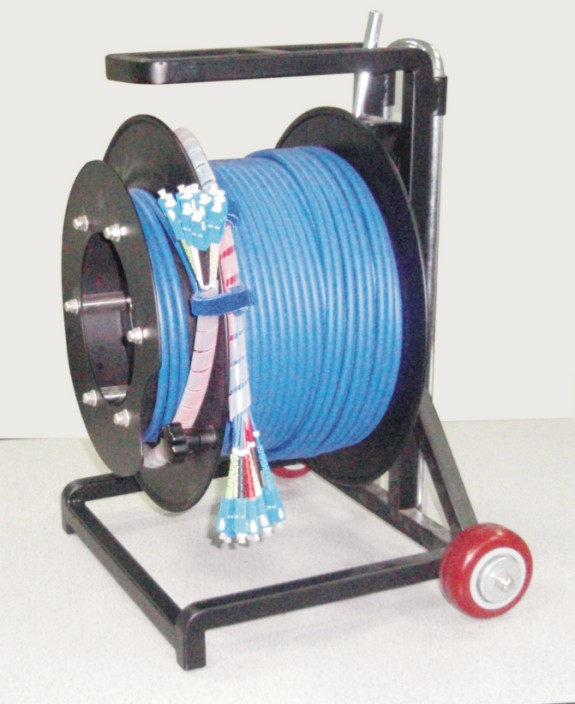 500 Meter Industrial Automatic Cable Reel Emergency Indoor Outdoor Fiber Optic Patching