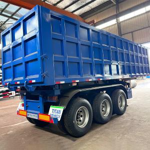 Quality TITAN Hydraulic 3 Axle Dump Trailer Tipper Trailer Tipper Semi Trailer for Sale wholesale