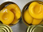 HALAL 2500g Thoroughly Cored Peeled Canned Yellow Peaches