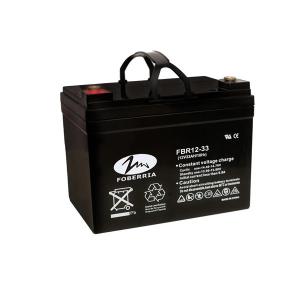Quality Golf Carts Sealed Vrla 12v 33ah UPS Lead Acid Battery For Solar System wholesale