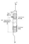 Professional Industrial Rod Control Lock Plastic 3 Point For Cabinet Door