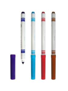Quality Promotional Colored Washable Ink Fabric Medium Textile felt tip marker pen wholesale