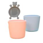 Summer Portable Silicone Beach Toys Bucket Set