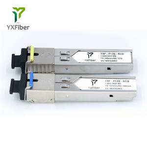 Quality Compatible SFP Module 1310nm 1550nm Bidi 1.25G SFP Transceiver wholesale