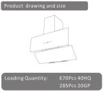 Copper Motor Under Cabinet Kitchen Range Hood Cooking Appliances