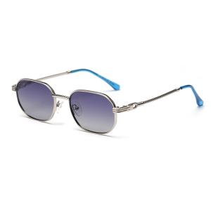 Quality Frameless Girls Metal Frame Women Polarized Fashion Sunglasses 137MM wholesale