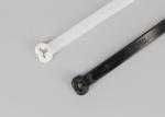 Black and Natural Nylon Stainless Steel Barb Inlay Cable Tie