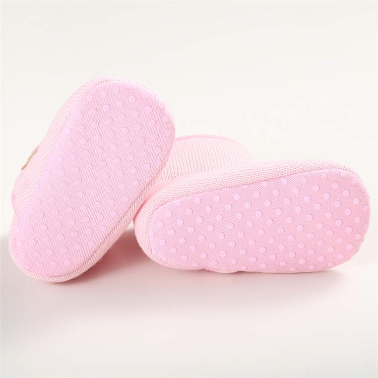 Wholesale winter Cotton upper Soft sole 0-18 months anti-slip baby cotton booties