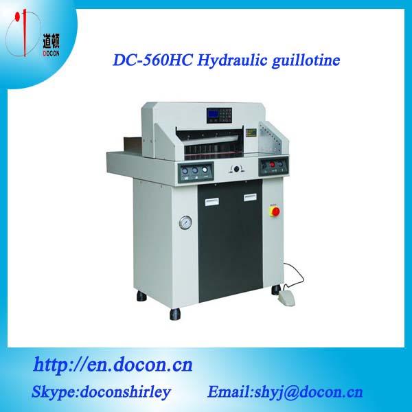 DC-480HC Hydraulic guillotine