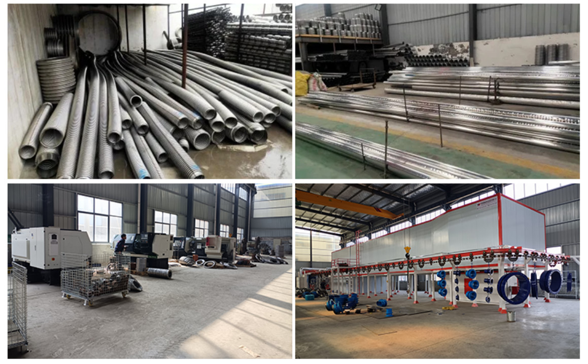 Stainless Steel 304/316 Corrugated Flexible Metal Compensator Pipeline Bellows Type Expansion Joint