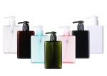 280ml Empty Lotion Bottle , Square Plastic Lotion Bottle Packaging Shampoo Usage