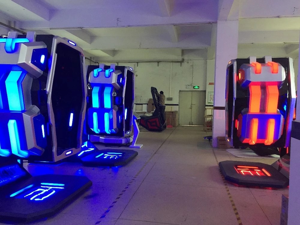 Iron And Fiberglass Virtual Reality Simulator , 360 Kingkong Coin Operated 9D Virtual Arcade Machine