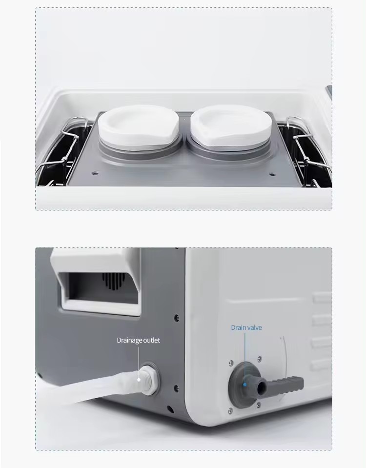 Dental Clinic Multifunctional Dental Steam Cleaner 6L Digital Dental Pod Ultrasonic Cleaner