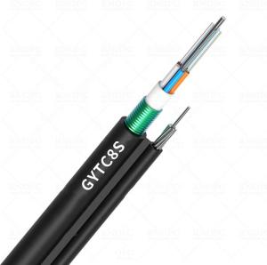 Quality Figure 8 Steel Armoured Fibre Optic Cable GYTC8S 72 Strand wholesale