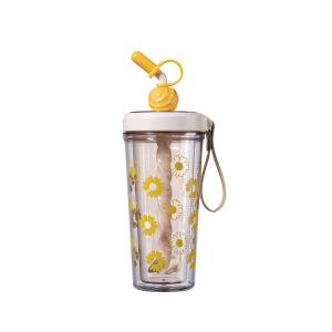 Quality 400ml Leakproof Drinking Water Bottle With Straw Bpa Free wholesale
