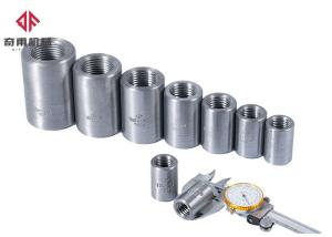 Quality Straight Threaded Rebar Coupler Carbon Steel 45 For Building Materials wholesale