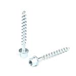 Self Tapping Concrete Screws 75mm Hex Flange Thread Rod Anchor Bolt for Flat