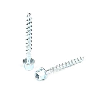 Quality Self Tapping Concrete Screws 75mm Hex Flange Thread Rod Anchor Bolt for Flat Head Style wholesale