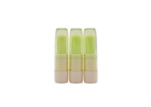 Quality 4ml Capacity ABS Green ECO Tube Lip Balm Packaging For Beauty Package wholesale