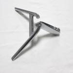 Anodizing Grey Zinc Die Casting Alloys Aluminum TV Holder For 400T Machine