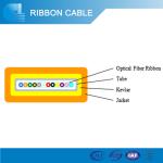 High Density Compact SM 24 Strand LSZH Indoor Ribbon Fiber Optic Cable