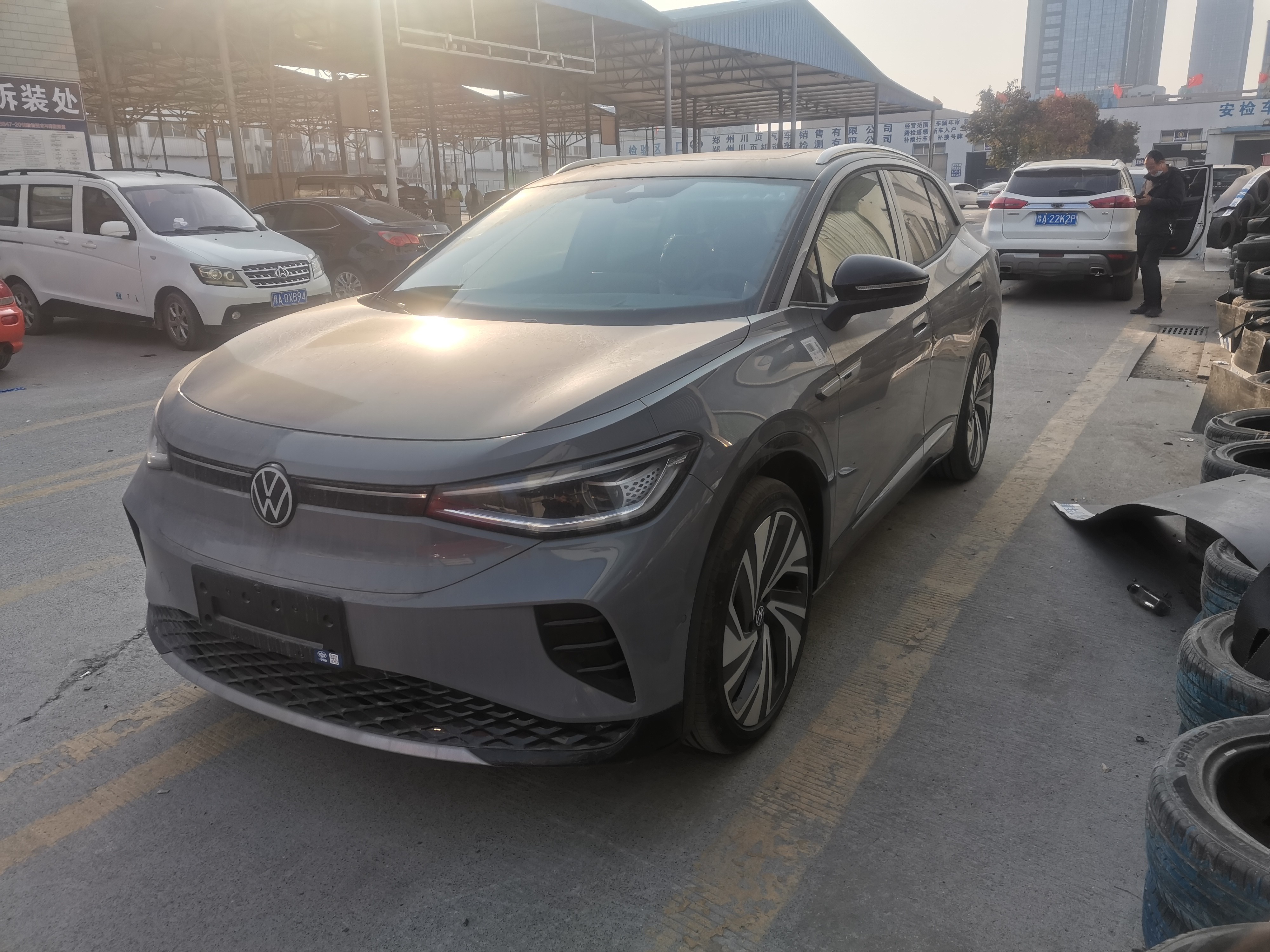 Volkswagen VW ID4 Crozz Pure+ Pro Prime Electric SUV Left Hand LHD New Energy Vehicle