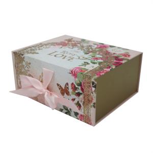 Quality Colorful Printing Book Style Packaging Box Printed Gift Boxes With Ribbon wholesale